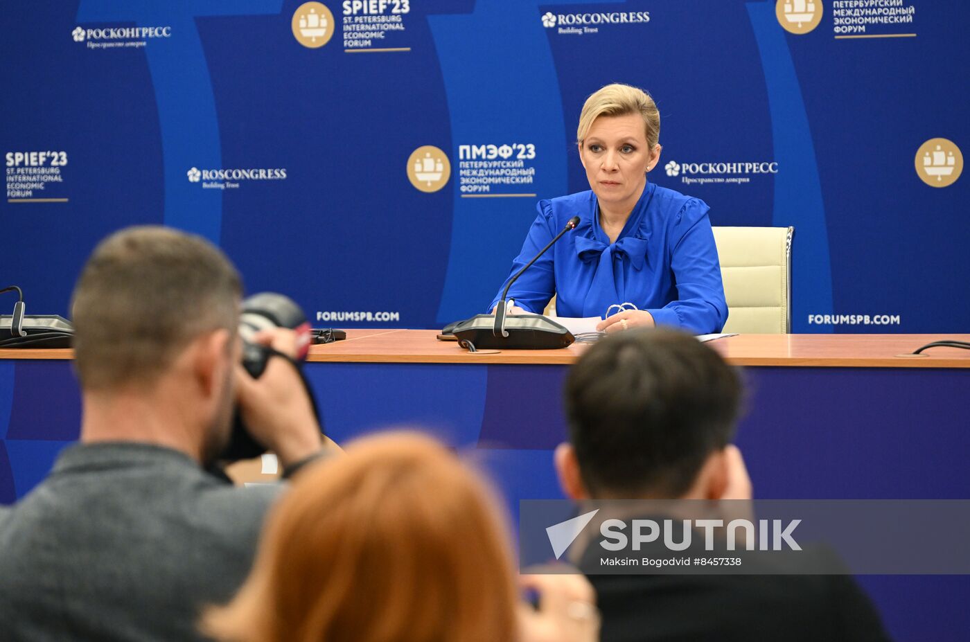 SPIEF-2023. Press briefing by Maria Zakharova