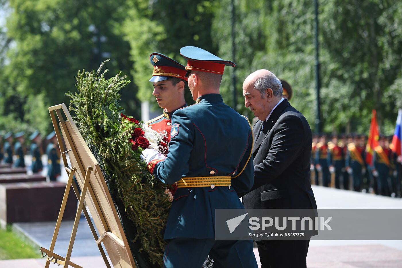 Russia Algeria Wreath Laying