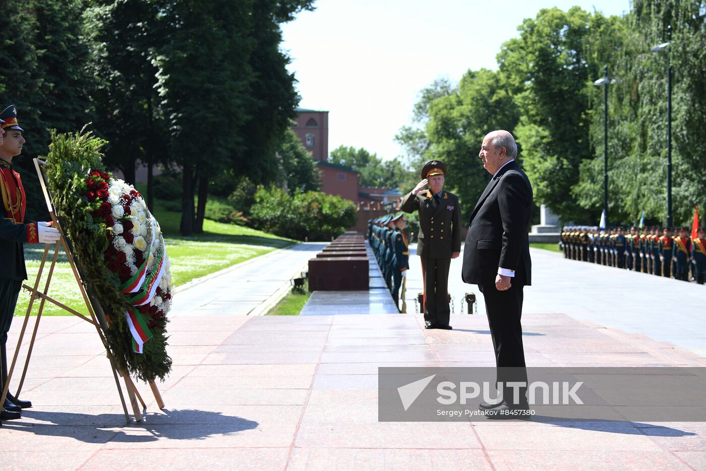 Russia Algeria Wreath Laying