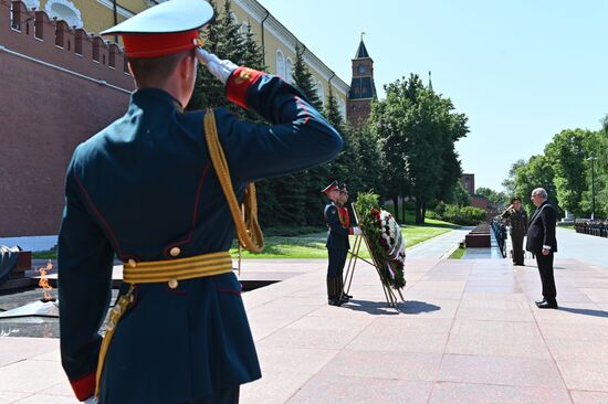 Russia Algeria Wreath Laying