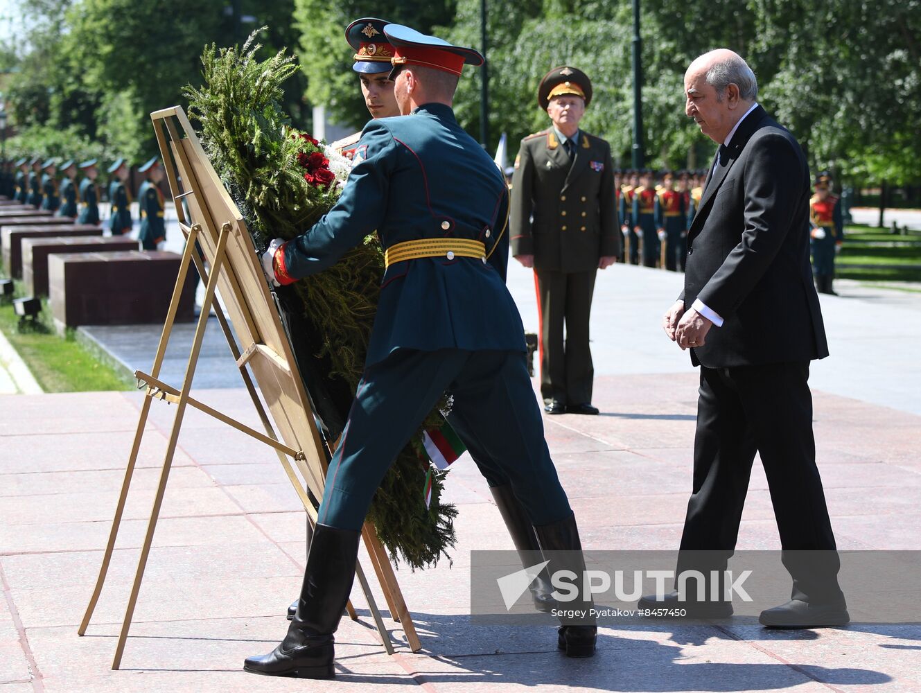 Russia Algeria Wreath Laying