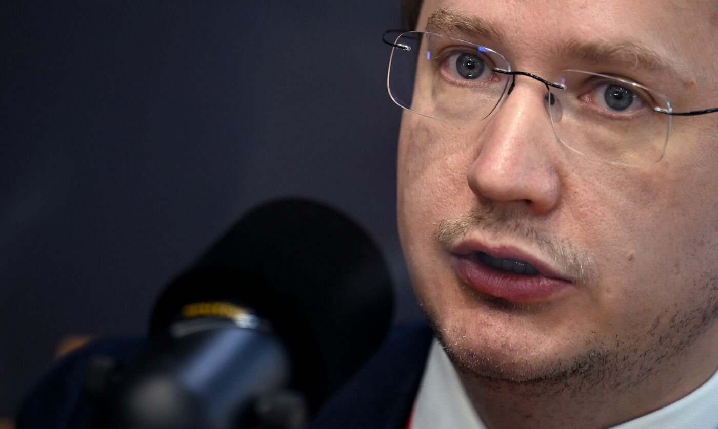 SPIEF-2023. Sputnik Radio studio