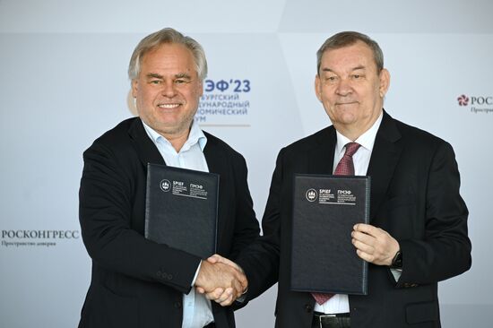 SPIEF-2023. Signing ceremonies