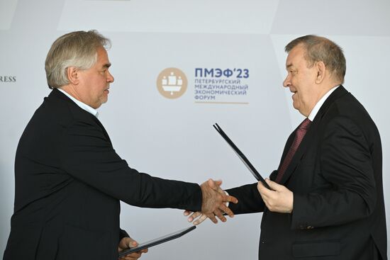SPIEF-2023. Signing ceremonies