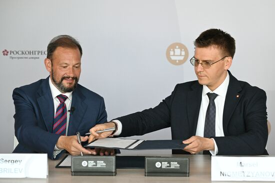 SPIEF-2023. Signing ceremonies