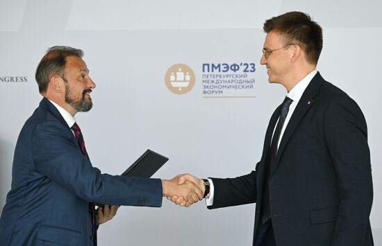 SPIEF-2023. Signing ceremonies