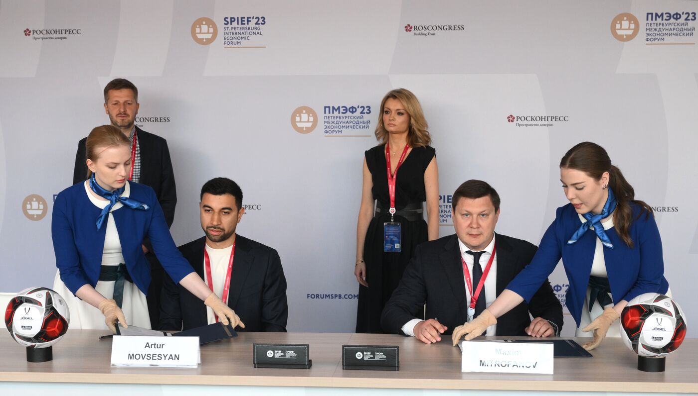 SPIEF-2023. Signing ceremonies
