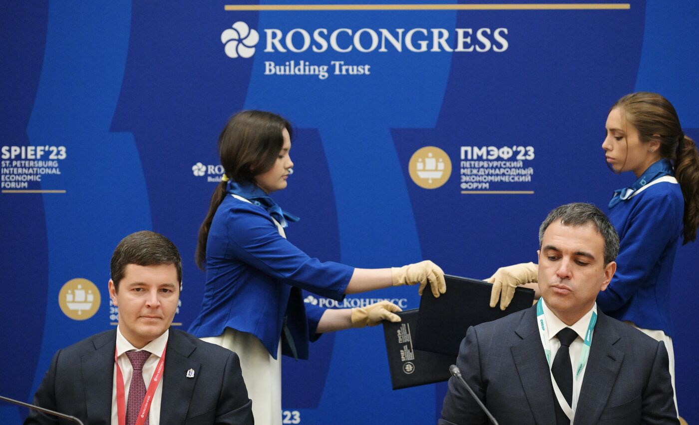 SPIEF-2023. Signing ceremonies
