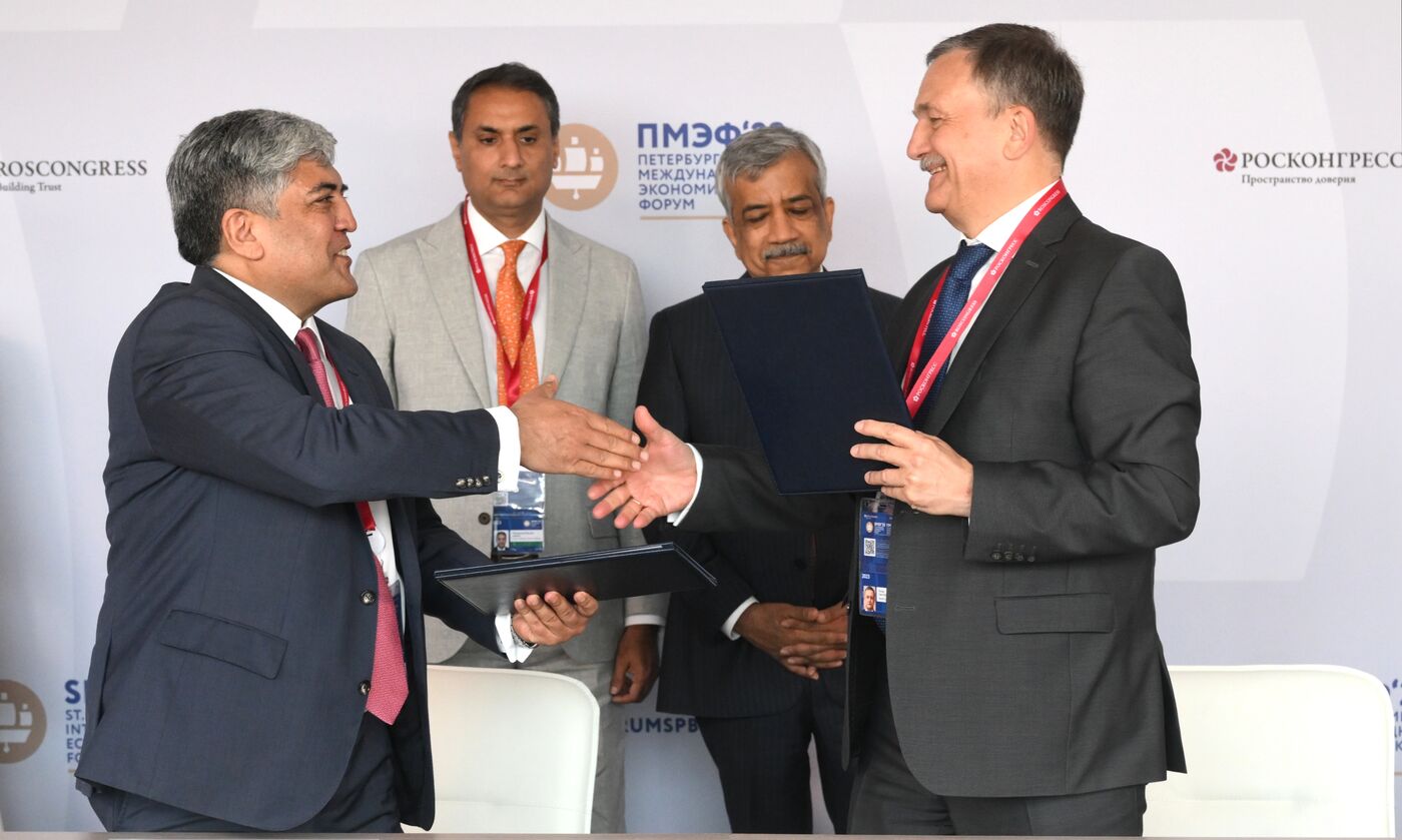 SPIEF-2023. Signing ceremonies