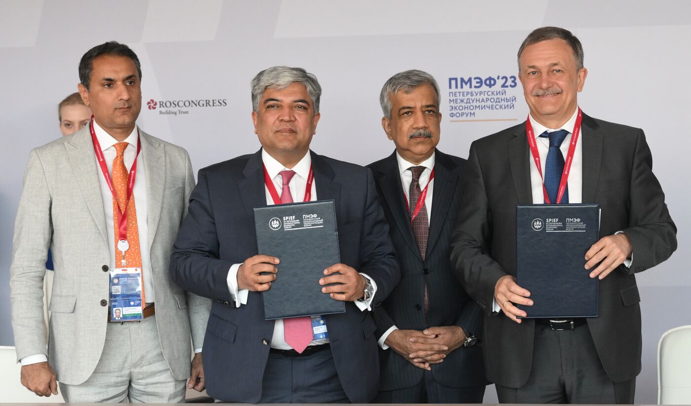 SPIEF-2023. Signing ceremonies