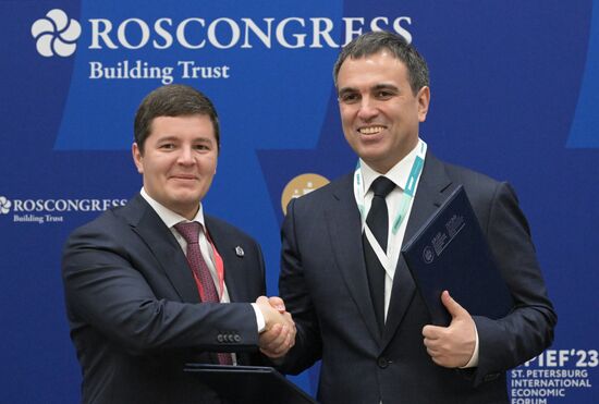 SPIEF-2023. Signing ceremonies