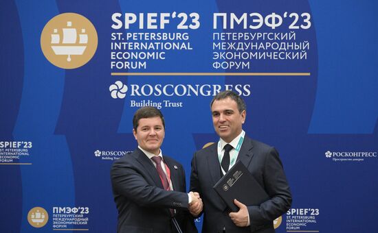 SPIEF-2023. Signing ceremonies