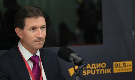 SPIEF-2023. Sputnik Radio studio