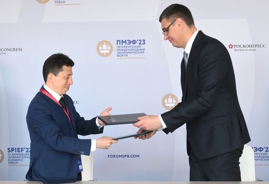 SPIEF-2023. Signing ceremonies