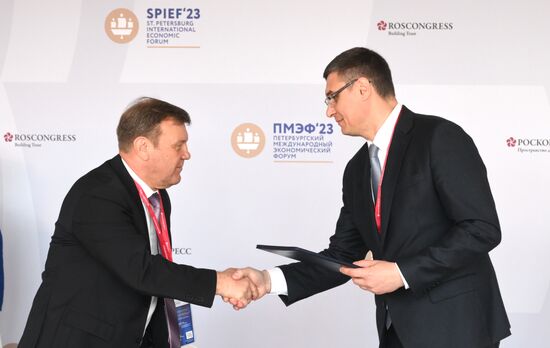 SPIEF-2023. Signing ceremonies