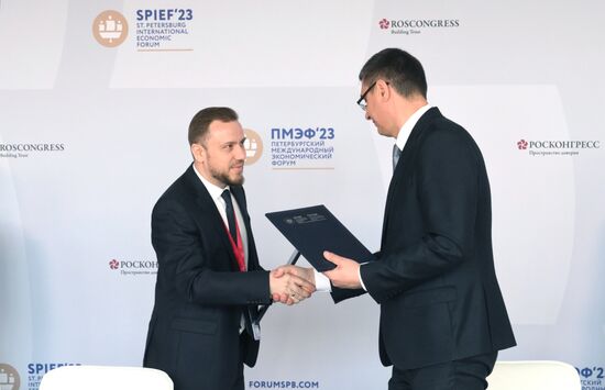SPIEF-2023. Signing ceremonies
