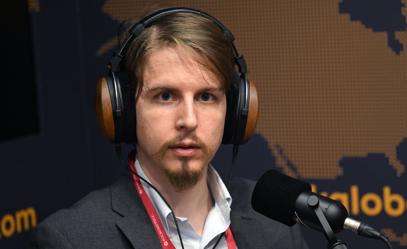 SPIEF-2023. Sputnik Radio studio