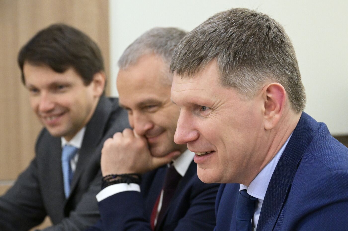 SPIEF-2023. Maksim Reshetnikov meets with Uzbekistani Deputy PM Jamshid Khodjayev