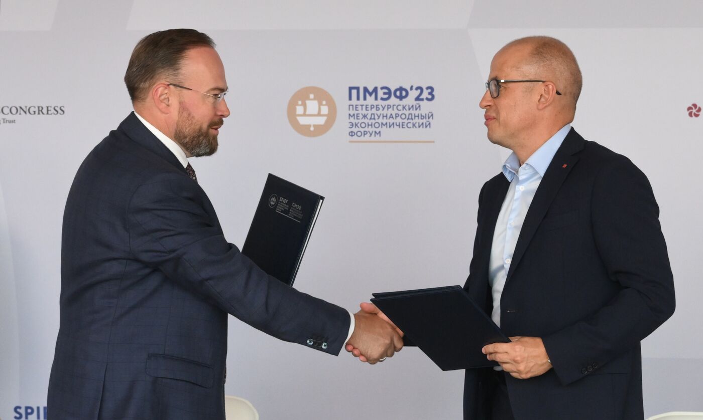 SPIEF-2023. Signing ceremonies