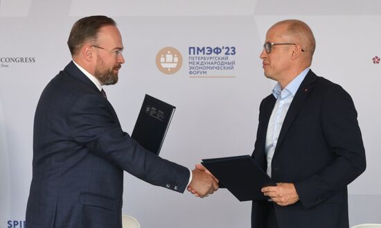 SPIEF-2023. Signing ceremonies