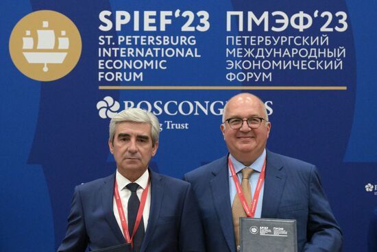 SPIEF-2023. Signing ceremonies