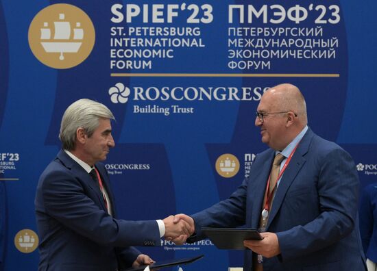 SPIEF-2023. Signing ceremonies