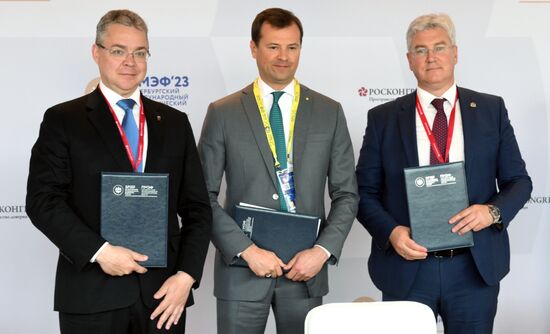 SPIEF-2023. Signing ceremonies