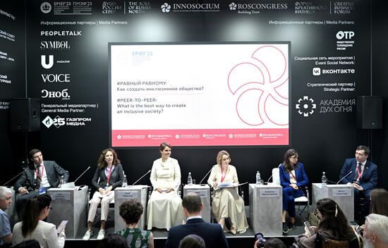 SPIEF-2023. #PeerToPeer: What is the Best Way to Create an Inclusive Society?