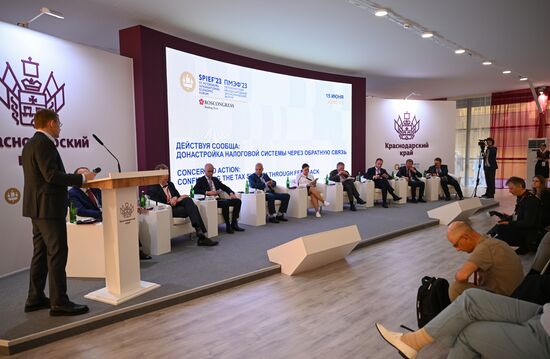 SPIEF-2023. Concerted Action: Configuring the Tax System Through Feedback