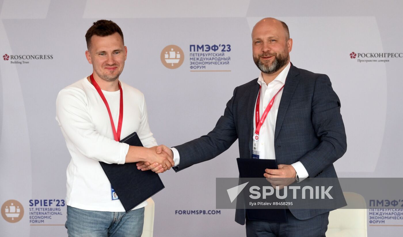 SPIEF-2023. Signing ceremonies