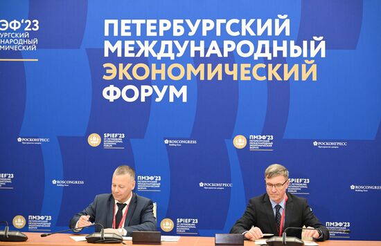 SPIEF-2023. Signing ceremonies