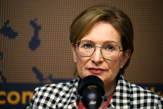 SPIEF-2023. Sputnik Radio studio