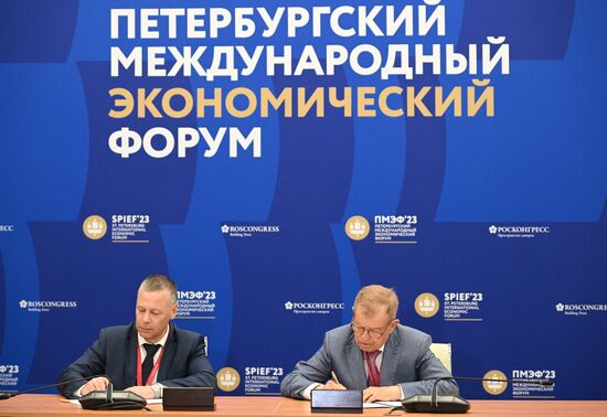 SPIEF-2023. Signing ceremonies