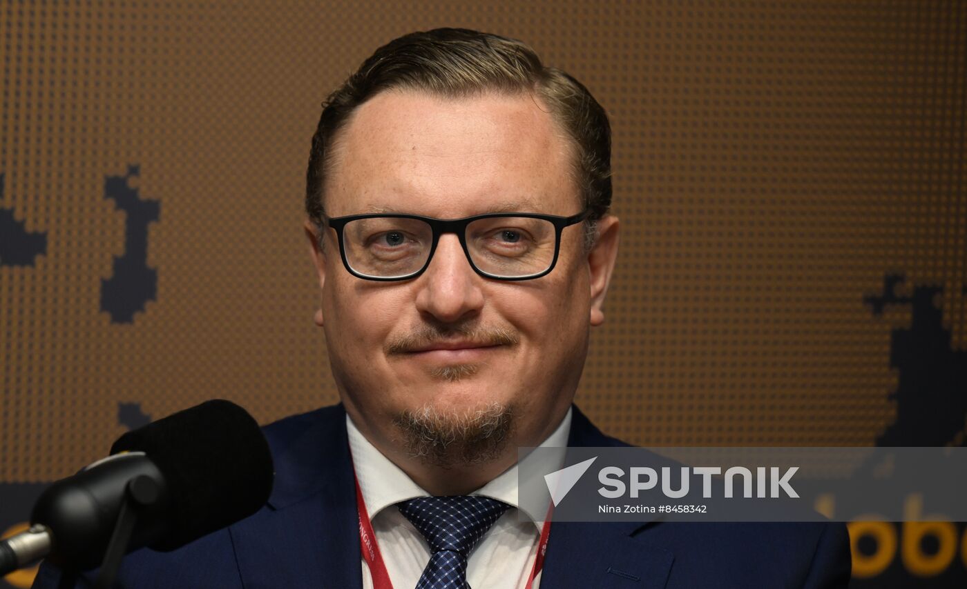 SPIEF-2023. Sputnik Radio studio