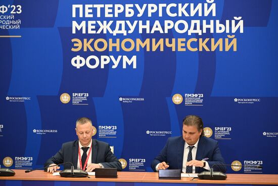 SPIEF-2023. Signing ceremonies