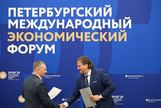 SPIEF-2023. Signing ceremonies