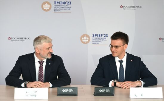 SPIEF-2023. Signing ceremonies