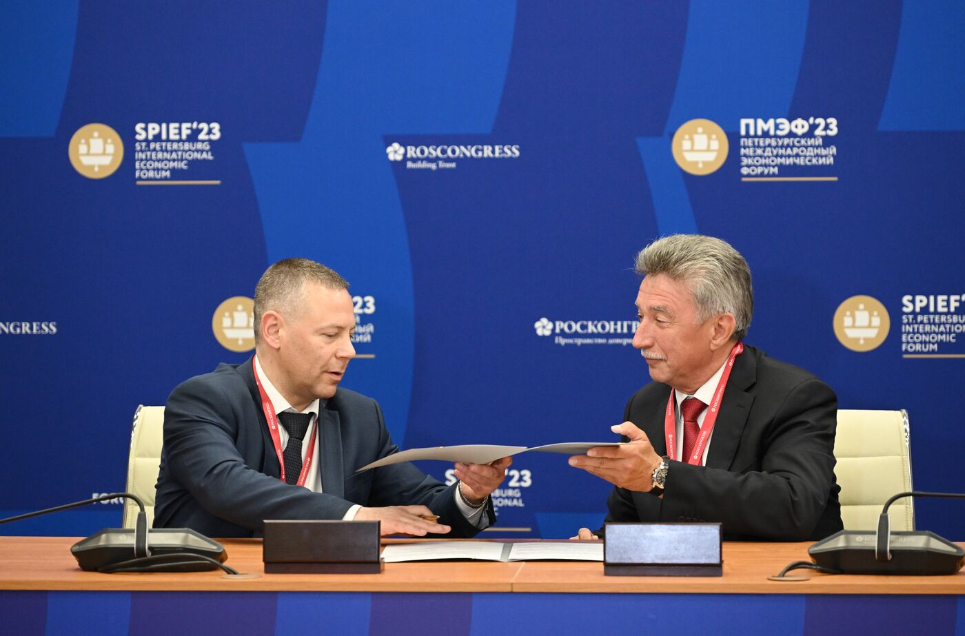 SPIEF-2023. Signing ceremonies