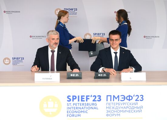 SPIEF-2023. Signing ceremonies