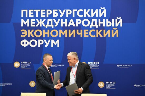 SPIEF-2023. Signing ceremonies