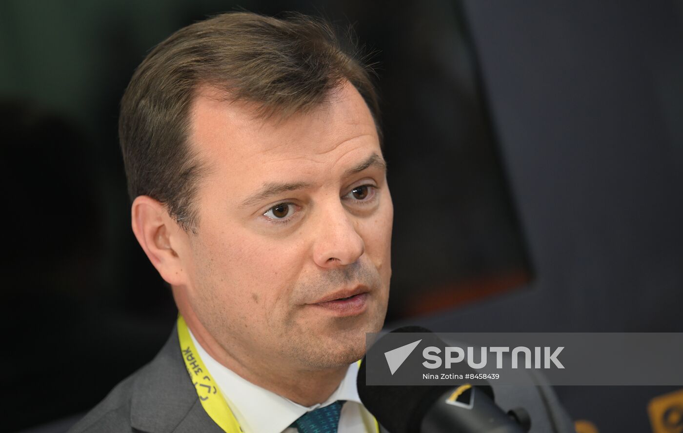 SPIEF-2023. Sputnik Radio studio