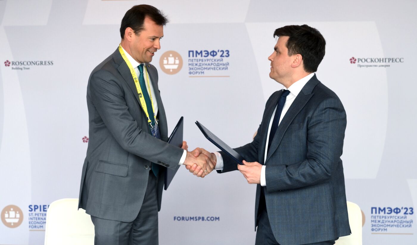 SPIEF-2023. Signing ceremonies