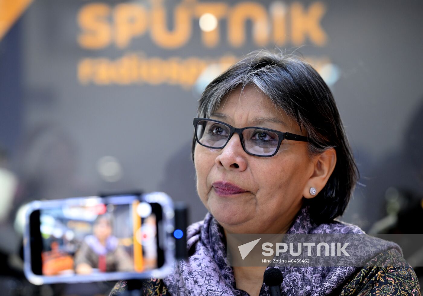 SPIEF-2023. Sputnik Radio studio