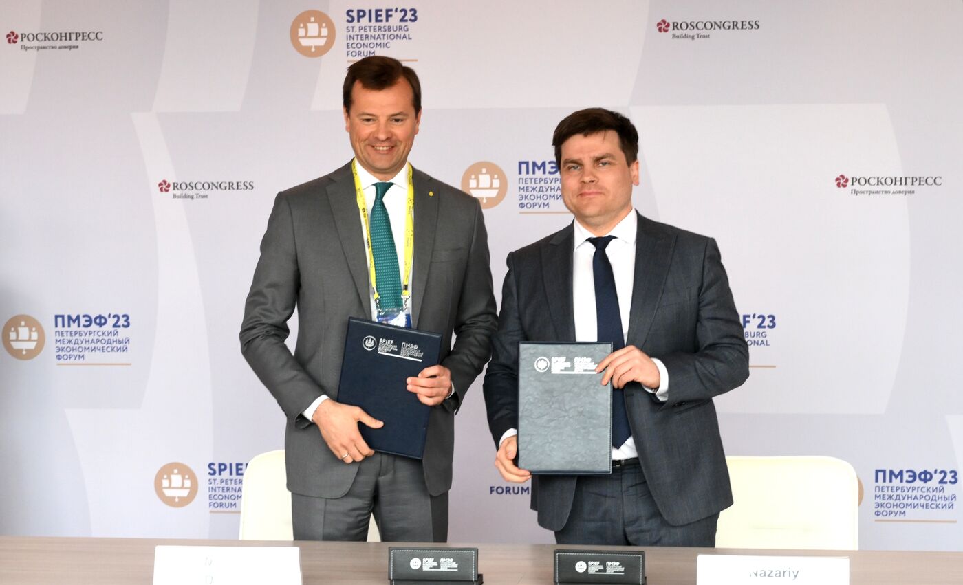 SPIEF-2023. Signing ceremonies