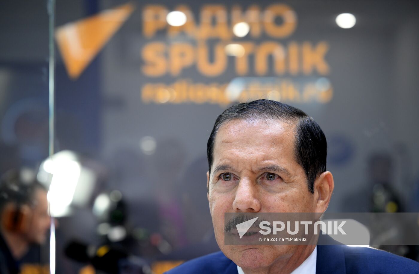SPIEF-2023. Sputnik Radio studio