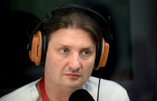 SPIEF-2023. Sputnik Radio studio
