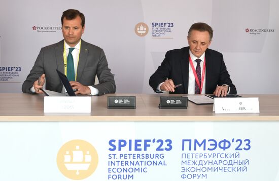 SPIEF-2023. Signing ceremonies