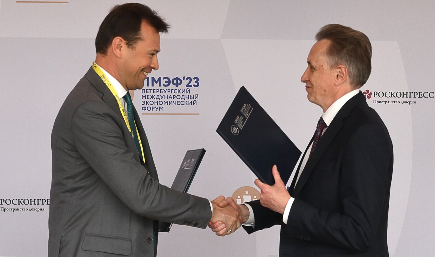 SPIEF-2023. Signing ceremonies