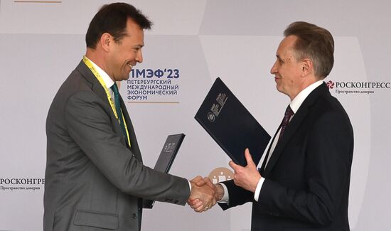SPIEF-2023. Signing ceremonies