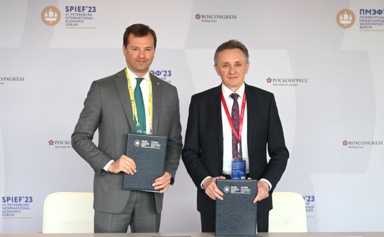 SPIEF-2023. Signing ceremonies